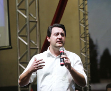 Governador Carlos Massa Ratinho Junior abre oficialmente a oitava edição dos Jogos Paradesportivos do Paraná (Parajaps), em Londrina.  -  Londrina, 20/06/2019  -  Foto: Arnaldo Alves/ANPr