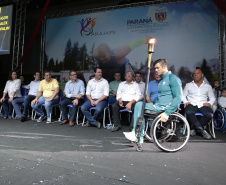 Governador Carlos Massa Ratinho Junior abre oficialmente a oitava edição dos Jogos Paradesportivos do Paraná (Parajaps), em Londrina.  -  Londrina, 20/06/2019  -  Foto: Arnaldo Alves/ANPr