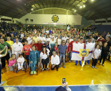 Governador Carlos Massa Ratinho Junior abre oficialmente a oitava edição dos Jogos Paradesportivos do Paraná (Parajaps), em Londrina.  -  Londrina, 20/06/2019  -  Foto: Arnaldo Alves/ANPr