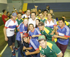 Governador Carlos Massa Ratinho Junior abre oficialmente a oitava edição dos Jogos Paradesportivos do Paraná (Parajaps), em Londrina.  -  Londrina, 20/06/2019  -  Foto: Arnaldo Alves/ANPr