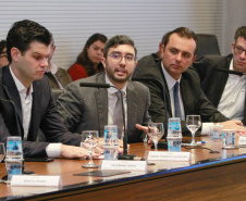 Governador Carlos Massa Ratinho Junior coordena reunião com a equipe de governo.  -  Curitiba, 25/06/2019  -  Foto: Valdelino Alves Pontes