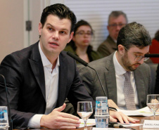 Governador Carlos Massa Ratinho Junior coordena reunião com a equipe de governo.  -  Curitiba, 25/06/2019  -  Foto: Valdelino Alves Pontes