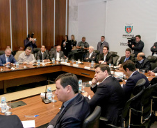 Governador Carlos Massa Ratinho Junior coordena reunião com a equipe de governo.  -  Curitiba, 25/06/2019  -  Foto: Valdelino Alves Pontes