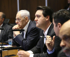 Governador Carlos Massa Ratinho Junior coordena reunião com a equipe de governo.  -  Curitiba, 25/06/2019  -  Foto: Jaelson Lucas/ANPr