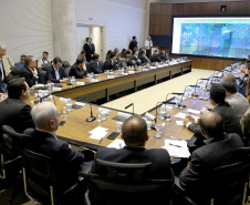 Governador Carlos Massa Ratinho Junior coordena reunião com a equipe de governo.  -  Curitiba, 25/06/2019  -  Foto: Jaelson Lucas/ANPr