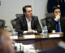 Governador Carlos Massa Ratinho Junior coordena reunião com a equipe de governo.  -  Curitiba, 25/06/2019  -  Foto: Jaelson Lucas/ANPr