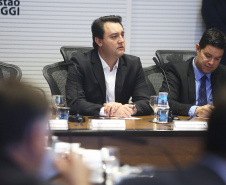 Governador Carlos Massa Ratinho Junior coordena reunião com a equipe de governo.  -  Curitiba, 25/06/2019  -  Foto: Jaelson Lucas/ANPr