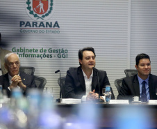 Governador Carlos Massa Ratinho Junior coordena reunião com a equipe de governo.  -  Curitiba, 25/06/2019  -  Foto: Jaelson Lucas/ANPr