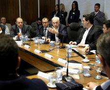 Governador Carlos Massa Ratinho Junior coordena reunião com a equipe de governo.  -  Curitiba, 25/06/2019  -  Foto: Jaelson Lucas/ANPr
