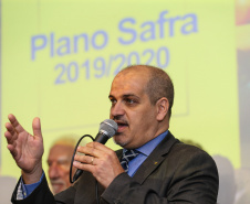 Vice-presidente de Agronegócios do Banco do Brasil, Ivandré Montiel da Silva,  nesta quinta-feira (27),  em Curitiba, do lançamento do Plano Safra 2019/2020.    Curitiba, 26/06/2019 -  Foto: Geraldo Bubniak/ANPr