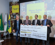 O vice-governador Darci Piana e o secretário estadual da Agricultura e do Abastecimento, Norberto Ortigara, participam nesta quinta-feira (27),  em Curitiba, do lançamento do Plano Safra 2019/2020