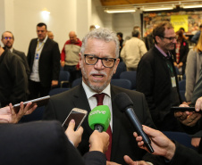Diretor de Política Agrícola do Ministério da Agricultura, Wilson Waz, nesta quinta-feira (27),  em Curitiba, do lançamento do Plano Safra 2019/2020. Curitiba, 26/06/2019 -  Foto: Geraldo Bubniak/ANPr