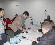 A Secretaria de Estado da Administração e da Previdência promoveu nesta quinta-feira (27) uma audiência para contratação emergencial da nova gestora da manutenção dos veículos do Estado.   -  Curitiba, 27/06/2019  -  Foto:  Carlos Winnikes 