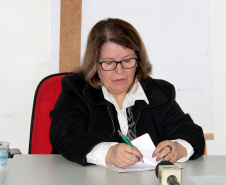 A Secretaria de Estado da Administração e da Previdência promoveu nesta quinta-feira (27) uma audiência para contratação emergencial da nova gestora da manutenção dos veículos do Estado.   -  Curitiba, 27/06/2019  -  Foto:  Carlos Winnikes 