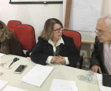 A Secretaria de Estado da Administração e da Previdência promoveu nesta quinta-feira (27) uma audiência para contratação emergencial da nova gestora da manutenção dos veículos do Estado.   -  Curitiba, 27/06/2019  -  Foto:  Carlos Winnikes 