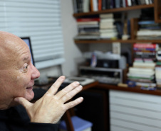 Jornalista Roberto José da Silva, o Zé Beto  -  Curitiba, 31/05/2019  -  Foto: Gilson Abreu/ANPr