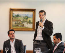 Secretário da Educação e do Esporte, Renato Feder , nesta terça-feira (02), no Palácio Iguaçu. Curitiba, 02/07/2019 -Foto: Geraldo Bubniak/ANPr