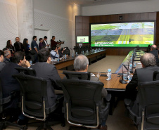 Governador Carlos Massa Ratinho Junior durante reunião com executivos da Klabin  -  Curitiba, 02/07/2019  -  Foto: Jaelson Lucas/ANPr