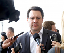 Governador Carlos Massa Ratinho Junior durante reunião com executivos da Klabin  -  Curitiba, 02/07/2019  -  Foto: Jaelson Lucas/ANPr