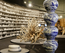 Cobertura no evento de abertura da exposição do Ai Weiwei no Museu Oscar Niemeyer, no dia 02/05/2019. - Foto: Antônio More / MorePress