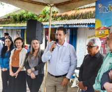 A Secretaria de Estado do Desenvolvimento Sustentável e do Turismo, em parceria com a Prefeitura de Pontal do Paraná, promove uma ação para castração gratuita de cães e gatos do município, incluindo a Ilha do Mel. Foto: Denis Ferreira Netto/SEDEST