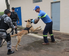 Profissionais da Sanepar recebem treinamento periodicamente. Foto: Divulgação/Sanepar