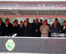 Governador Carlos Massa Ratinho Junior entrega viaturas para as polícias Militar e Civil.Foto Gilson Abreu/ANPr