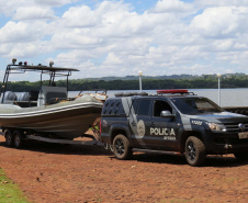 
Rio Paraná recebe reforço de policiamento pelo BPFron para combater crimes transfronteiriços. Foto: Divulgação/PMPR
