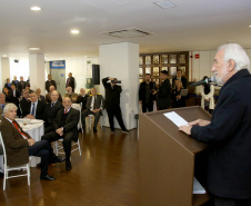 O volume de empregos e negócios gerados no comércio demonstram a importância econômica e a responsabilidade social do setor no Paraná e no Brasil, afirmou o governador em exercício Darci Piana, nesta terça-feira (16), na cerimônia que celebrou o Dia do Comerciante. O evento foi promovido em Curitiba pela Associação Comercial do Paraná (ACP). Foto: Jaelson Lucas/ANPr
