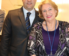 O governador Carlos Massa Ratinho Junior apresentou nesta quarta-feira (17) oportunidades que o Estado oferece a um grupo de executivos de corporações internacionais que mantêm investimentos globais. A apresentação foi na Câmara de Comércio Brasil-EUA, em Nova York, que recebeu a terceira edição do Paraná Day. Foto: Ruthe Phillips