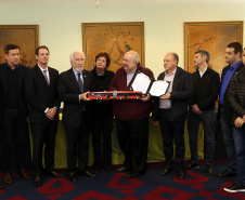 Assinatura de convenio Comec com a UrbsFoto Gilson Abreu/ANPr