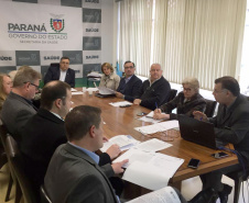 O Conselho de Administração do Complexo Hospitalar do Trabalhador (CHT) realizou sua primeira reunião nesta quarta-feira (18). O objetivo foi discutir e aprovar projetos que ampliam e melhoram o atendimento dos usuários do Sistema Único de Saúde – SUS – nos hospitais que compõem o novo complexo em Curitiba.Foto: Andressa Oliveira