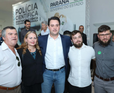 O governador Carlos Massa Ratinho Júnior dá posse a mais de 90 peritos oficiais, no Palácio Iguaçu. Os profissionais integrarão o efetivo da Polícia Científica do Paraná e, após formação, serão distribuídos no Estado, conforme a necessidade. Curitiba, 22/07/2019 -Foto: Rodrigo Felix Leal/ANPr