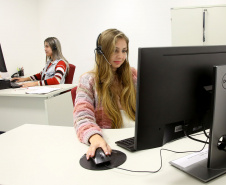 Os servidores estaduais de Curitiba já podem agendar as consultas de perícia médica pela internet. O objetivo é tornar o processo mais humano, fácil e rápido. Até então, era necessário marcar as consultas por telefone. Através do novo sistema também é possível cancelar, consultar, reagendar ou alterar horários. A ideia é expandir o serviço para todo o Estado nos próximos meses. Foto: Jaelson Lucas/ANPr