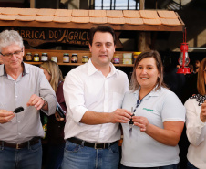 Governador Carlos Massa Ratinho Junior entrega  54 veículos para escritórios da Emater no Interior do Estado. Curitiba, 24/07/2019 - Foto: Rodrigo Felix Leal/ANPr