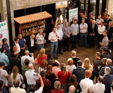 Governador Carlos Massa Ratinho Junior entrega  54 veículos para escritórios da Emater no Interior do Estado. Curitiba, 24/07/2019 - Foto: Rodrigo Felix Leal/ANPr