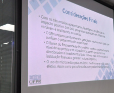 Um estudo acadêmico elaborado pela doutora em economia Dayane Rocha de Pauli mostrou a importância do crédito concedido pela Fomento Paraná aos municípios e empreendedores paranaenses. O trabalho serviu de tese para conclusão de doutorado da pesquisadora na Universidade Federal do Paraná (UFPR). Foto: Divulgação/Fomento Paraná