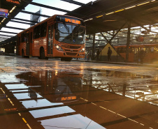 Novas linhas de ônibus, ampliações, reformas, desburocratização e um subsídio que garante preços justos para a população foram as principais iniciativas implementadas pela Coordenação da Região Metropolitana de Curitiba (Comec) nos primeiros sete meses do ano. Os resultados mudam positivamente a vida de cerca de 500 mil pessoas que usam diariamente 900 ônibus, circulando entre 19 municípios e a capital. Terminal do Pinheirinho. 31/07/2019 -