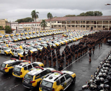 Curitiba, 02 de agosto de 2019.  Polícia Militar deflagra Operação 100 com mais de 500 policiais e 165 viaturas em Curitiba. 