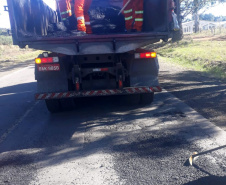 O Departamento de Estradas de Rodagem (DER-PR) finalizou na sexta-feira os trabalhos de recuperação de um trecho de 63 quilômetros da PR-280, entre Palmas e o acesso à BR-153, no município de General Carneiro, no Sul do Estado. A rodovia recebeu investimentos de R$ 882 mil de recursos próprios do GovernFoto:DER