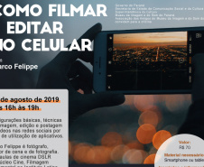 Quem estiver inscrito irá aprender configurações básicas, técnicas de filmagem, edição e postagem de vídeos nas redes sociais por meio da utilização de aplicativos.  
Curitiba-06/08/2019     Foto: Divulgação/MIS/PR