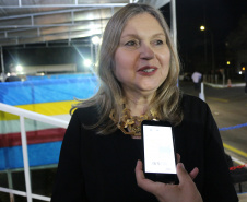 Curitiba, 07 de agosto de 2019. Aniversario Colegio da Policia Militar. Foto: entrevista Vanessa Cristina França Borges, filha da Delgina Borges.