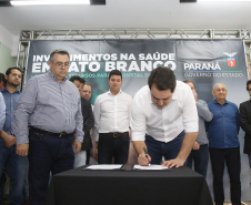 O governador Carlos Massa Ratinho Junior autorizou nesta quarta-feira (8), em Pato Branco, o repasse de R$ 565 mil para aquisição de equipamentos e acessórios para o setor de radiologia do Hospital do Câncer da cidade.