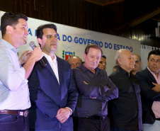 O governador Carlos Massa Ratinho Junior autorizou nesta quinta-feira (8), em Pato Branco, o repasse de R$ 20 milhões para a construção do novo prédio da prefeitura da cidade. O convênio prevê R$ 6 milhões de contrapartida municipal. 