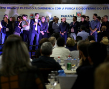 O governador Carlos Massa Ratinho Junior autorizou nesta quinta-feira (8), em Pato Branco, o repasse de R$ 20 milhões para a construção do novo prédio da prefeitura da cidade. O convênio prevê R$ 6 milhões de contrapartida municipal. 