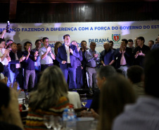O governador Carlos Massa Ratinho Junior autorizou nesta quinta-feira (8), em Pato Branco, o repasse de R$ 20 milhões para a construção do novo prédio da prefeitura da cidade. O convênio prevê R$ 6 milhões de contrapartida municipal. 