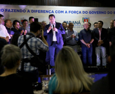 O governador Carlos Massa Ratinho Junior autorizou nesta quinta-feira (8), em Pato Branco, o repasse de R$ 20 milhões para a construção do novo prédio da prefeitura da cidade. O convênio prevê R$ 6 milhões de contrapartida municipal. 