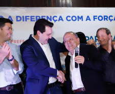 O governador Carlos Massa Ratinho Junior autorizou nesta quinta-feira (8), em Pato Branco, o repasse de R$ 20 milhões para a construção do novo prédio da prefeitura da cidade. O convênio prevê R$ 6 milhões de contrapartida municipal. 
