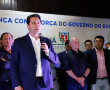 O governador Carlos Massa Ratinho Junior autorizou nesta quinta-feira (8), em Pato Branco, o repasse de R$ 20 milhões para a construção do novo prédio da prefeitura da cidade. O convênio prevê R$ 6 milhões de contrapartida municipal. 