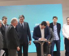 O governador Carlos Massa Ratinho Junior participa nesta sexta-feira (09), em Toledo, do anúncio de instalação de um complexo hospitalar e de saúde no Biopark ? Parque Científico e Tecnológico de Biociências